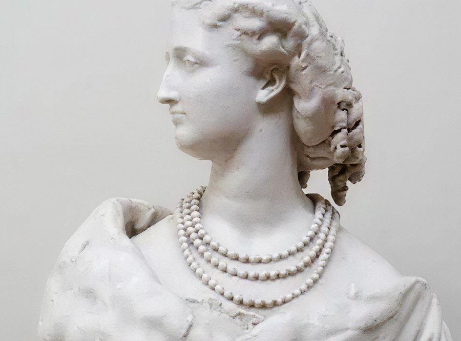 Marble bust of Eugénie by Adam Solomon