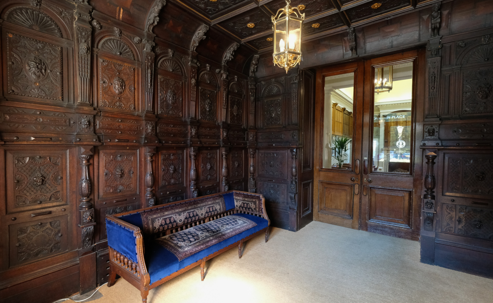 Entrance Hall with Jacobean panelling